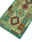 Sangat Katheryn Blue/Green Rug, 2'6" x 4'3"