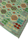 Sangat Ardelia Lt. Green/Rust Rug, 4'10" x 6'8"