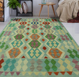 Sangat Ardelia Lt. Green/Rust Rug, 4'10" x 6'8"