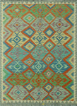 Sangat Suzan Blue/Purple Rug, 4'11 x 6'9