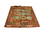 Sangat Camilla Rust/Ivory Rug, 5'2" x 6'7"