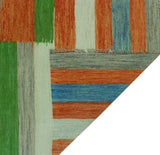 Winchester Asa Rust/Green Rug, 8'7" x 11'6"