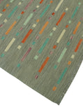 Winchester Adunbi Grey/Rust Rug, 3'11" x 6'1"