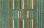 Winchester Benito Grey/Blue Rug, 6'4" x 9'9"