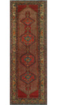 Fine VTG Bradon Rust/Charcoal Runner, 4'2" x 12'9"