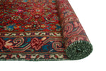 Fine VTG Asianne Red/Blue Runner, 3'1" x 8'4"