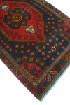 Fine VTG Layla Rust/Navy Runner, 3'9" x 9'9"