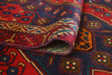 Fine VTG Layla Rust/Navy Runner, 3'9" x 9'9"