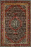 Fine VTG Barom Navy/Red Rug, 6'2" x 9'1"