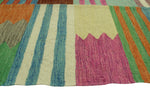 Winchester Enise Rust/Blue Rug, 6'9" x 9'7"