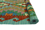 Sangat Dilbar Lt. Blue/Orange Runner, 2'5" x 7'7"