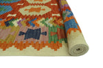 Sangat Bentleah Rust/Ivory Rug, 4'10" x 6'5"