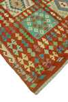 Sangat Danagul Rust/Green Rug, 8'0" x 9'6"