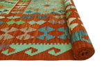 Sangat Danagul Rust/Green Rug, 8'0" x 9'6"