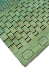 Balochi Crompton Ivory/Lt. Green Rug, 4'2" x 5'9"