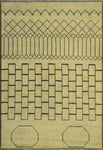 Balochi Kaori Ivory/Charcoal Rug, 4'1" x 5'11"