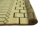 Balochi Kaori Ivory/Charcoal Rug, 4'1" x 5'11"