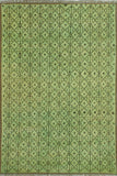 Balochi Daphne Lt. Green/Charcoal Rug, 3'4" x 4'10"