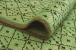 Balochi Daphne Lt. Green/Charcoal Rug, 3'4" x 4'10"