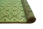 Balochi Daphne Lt. Green/Charcoal Rug, 3'4" x 4'10"
