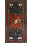 Fine VTG Heathcot Rust/Charcoal Rug, 4'10" x 9'5"