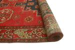 Fine VTG Abigay Red/Navy Runner, 4'7" x 11'2"