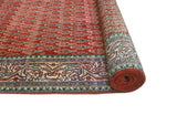 Fine VTG Catriel Red/Beige Runner, 3'6" x 11'7"