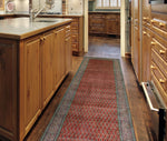 Fine VTG Catriel Red/Beige Runner, 3'6" x 11'7"