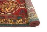 Fine VTG Anayatul Red/Gold Runner, 3'5" x 10'11"