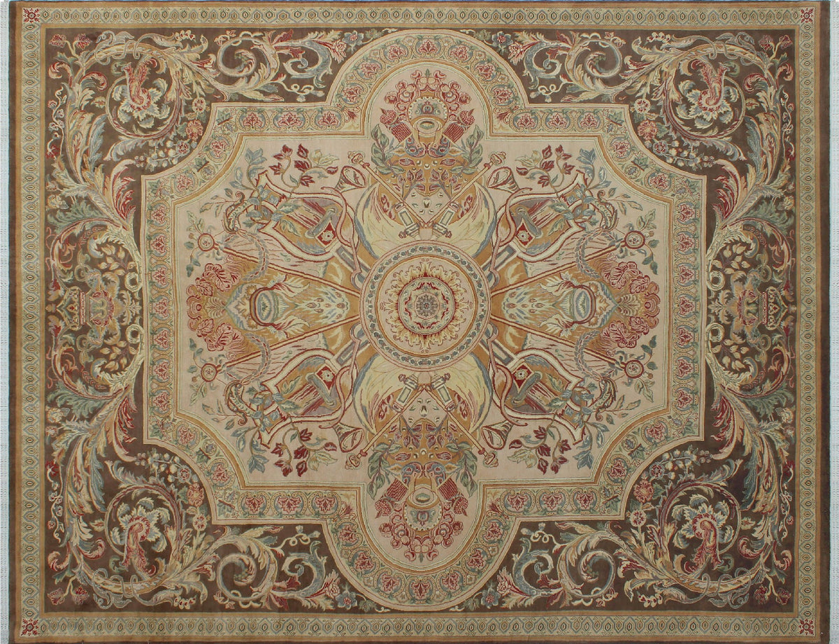 Wali Firdous Beige/Brown Rug, 7'11