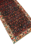 Fine VTG Gayle Black/Ivory Runner, 2'11" x 9'11"