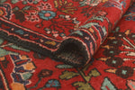 Fine VTG Dena Red/Charcoal Runner, 2'8" x 9'4"