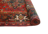 Fine VTG Udolph Red/Charcoal Rug, 8'4" x 10'9"