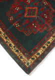 Fine VTG Chaya Charcoal/Blue Rug, 5'0" x 9'5"