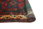 Fine VTG Chaya Charcoal/Blue Rug, 5'0" x 9'5"