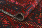 Fine VTG Cecile Red/Charcoal Runner, 4'8" x 9'10"