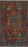 Fine VTG Winfred Burgundy/Charcoal Rug, 5'1" x 8'11"