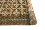 Fine VTG Kendriek Beige/Charcoal Rug, 4'4" x 5'10"