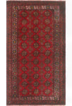 Vintage Azizah Burgundy/Brown Runner, 3'5" x 6'0"