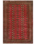Vintage Qudoos Red/Charcoal Rug, 2'8" x 3'9"