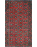 Vintage Anscomb Red/Charcoal Rug, 3'9" x 6'5"