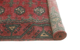 Vintage Anscomb Red/Charcoal Rug, 3'9" x 6'5"