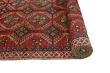 Vintage Gus Red/Beige Runner, 2'11" x 8'6"