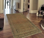 Semi Antique Dian Brown/Ivory Runner, 2'11" x 5'7"