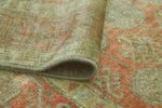 Semi Antique Orvin Rust/Green Runner, 3'6" x 7'8"