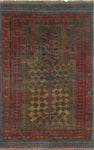 Semi Antique Mouad Beige/Rose Rug, 2'8" x 4'6"