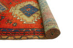 Fine VTG Essie Rust/Blue Runner, 3'4" x 9'8"