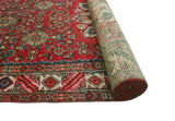 Fine VTG Mark Red/Ivory Runner, 3'9" x 8'10"