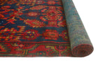 Vintage Beste Black/Burgundy Runner, 3'7" x 12'5"