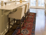 Fine VTG Karlie Red/Navy Runner, 2'9" x 12'1"